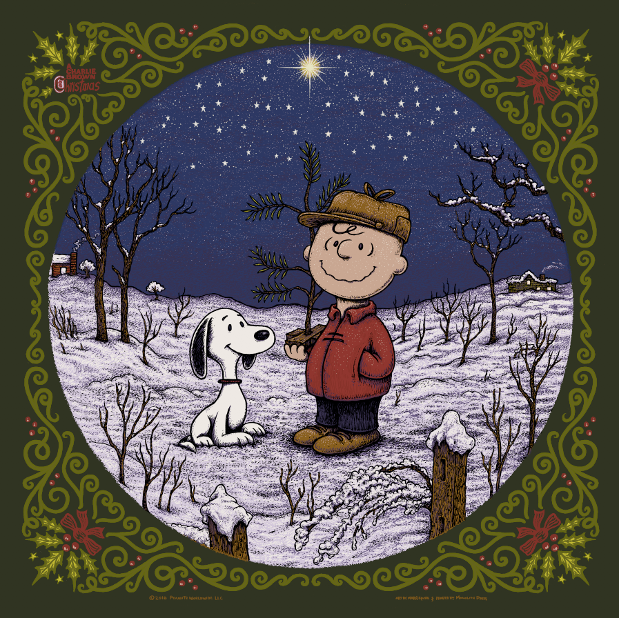 A Charlie Brown Christmas print