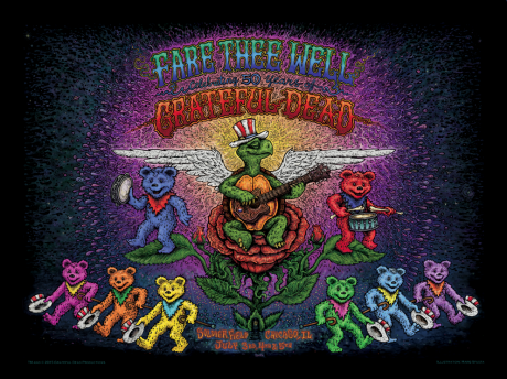 The Grateful Dead - Fare Thee Well Poster