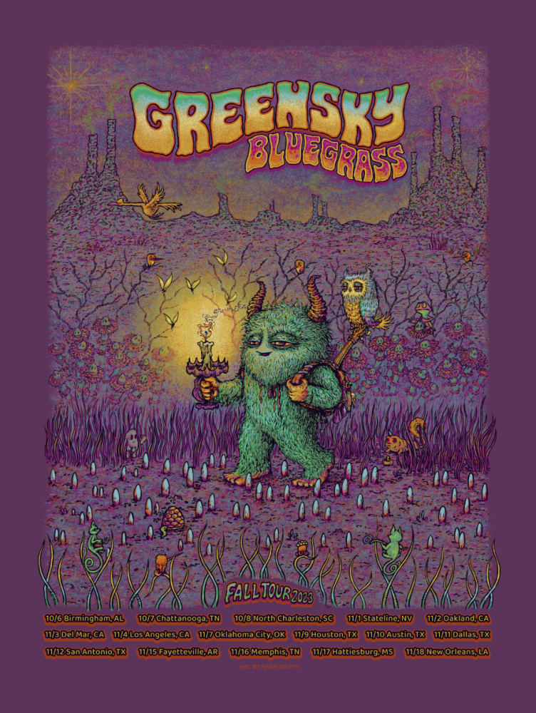 Greensky Bluegrass Fall Tour Poster