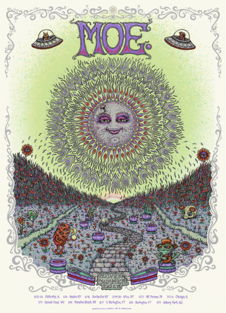 Moe. Silver Summer Tour Poster