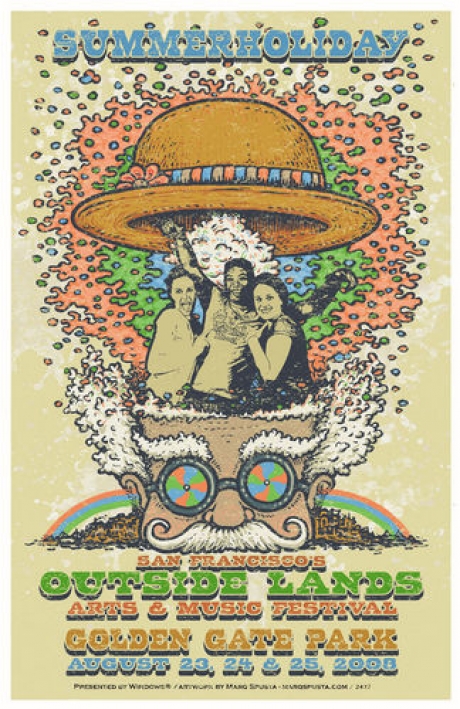Outside Lands Festival - Golden Gate Park - Customizable Fan Poster