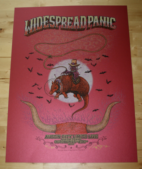 Widespread Panic - Austin City Limits Red Poster
