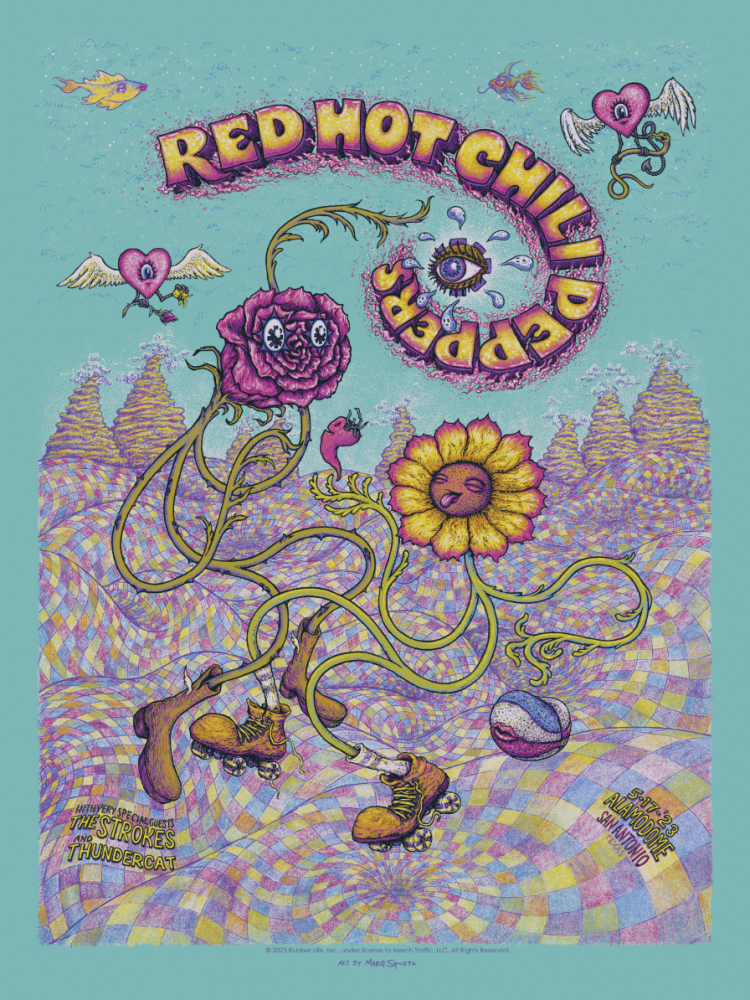 Red Hot Chili Peppers- Show Poster