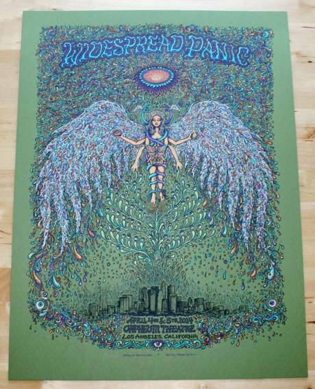 Widespread Panic - Los Angeles Poster Green Edition