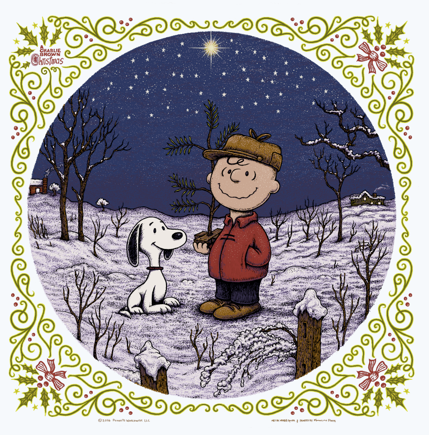 A Charlie Brown Christmas print