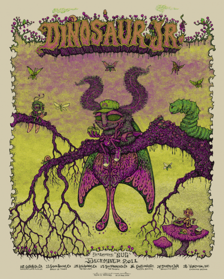 Dinosaur Jr. - December Bug Tour Poster