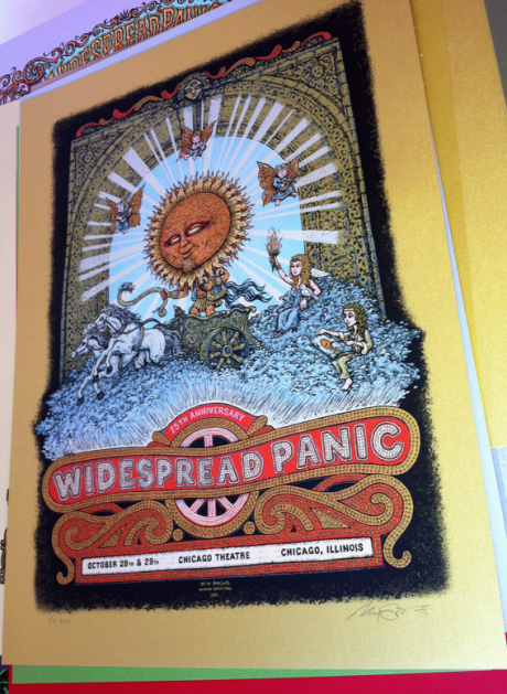 Widespread Panic Chi 2011 (Gold of 15)=$150