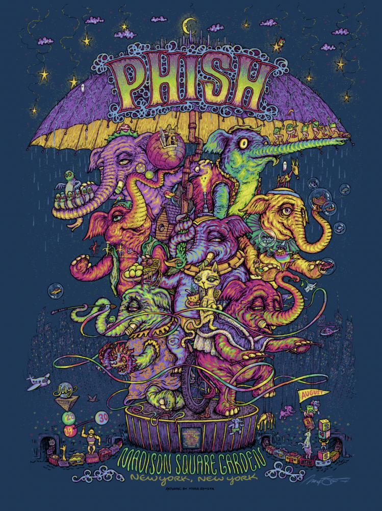 Phish - MSG '23 Poster