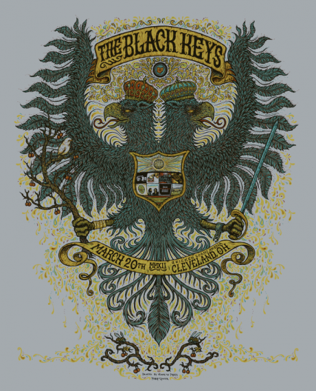 The Black Keys - Cleveland Poster